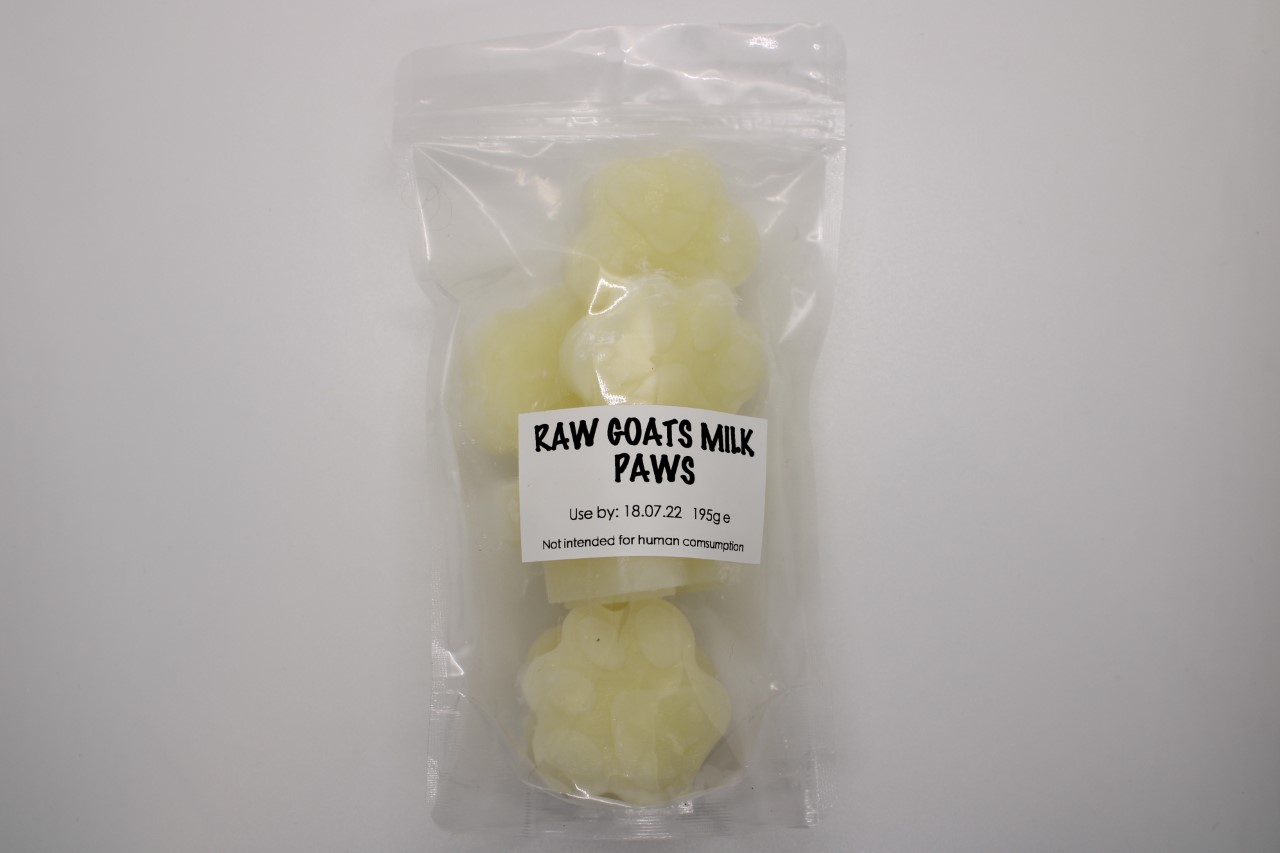 Raw Goats milk paws. Real Pet Grub Sheffield